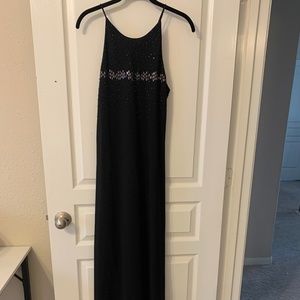 Chelsea Nites black‎ maxi dress cocktail 10